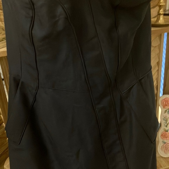 Marc Jacobs Runway Dress – Navy Blue Cocktail Dress with Tulle Fan Detail - Picture 7 of 14